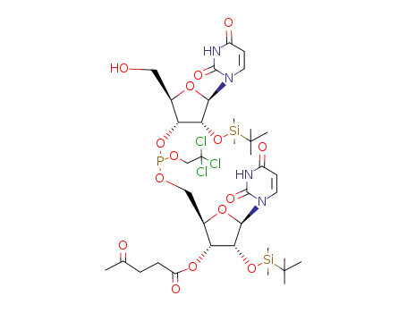 C<sub>37</sub>H<sub>58</sub>Cl<sub>3</sub>N<sub>4</sub>O<sub>15</sub>PSi<sub>2</sub>