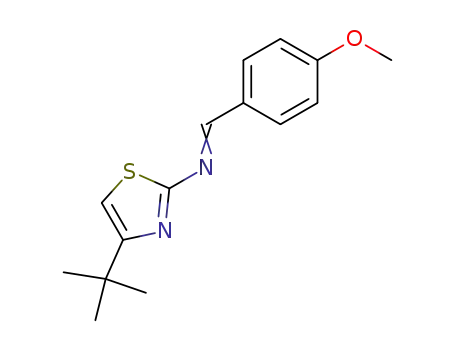 4-tert-butyl-2-(4-methoxybenzylideneamino)thiazole