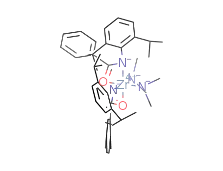 Zr(C<sub>6</sub>H<sub>3</sub>(CH(CH<sub>3</sub>)2)2NCO(C<sub>6</sub>H<sub>5</sub>))2(N(CH<sub>3</sub>)2)2