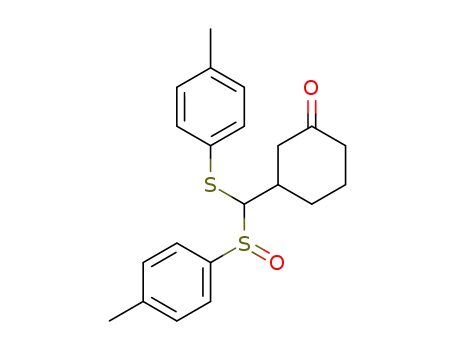 3-[(Toluene-4-sulfinyl)-p-tolylsulfanyl-methyl]-cyclohexanone