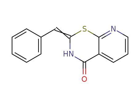 Molecular Structure of 125536-15-4 (benzylidene-2 dihydro-2,3 (4H) pyrido <3,2-e>-thiazine-1,3 one-4)