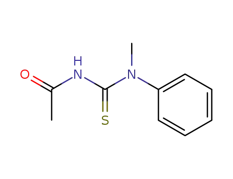 Molecular Structure of 111752-93-3 (Acetamide, N-[(methylphenylamino)thioxomethyl]-)