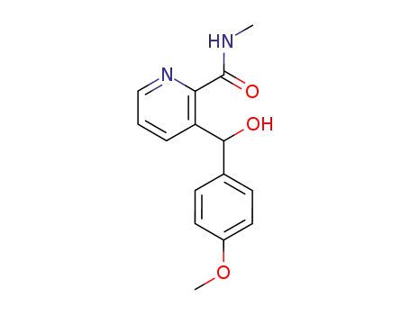 3-[Hydroxy-(4-methoxy-phenyl)-methyl]-pyridine-2-carboxylic acid methylamide