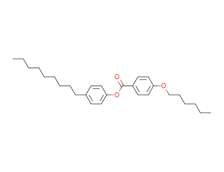 Molecular Structure of 38444-39-2 (Benzoic acid, 4-(hexyloxy)-, 4-nonylphenyl ester)