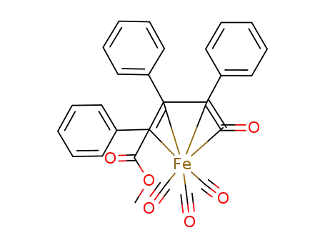 tricarbonyl[η**4-(2-methoxycarbonyl-1,2-diphenylvinyl)phenylketene]iron