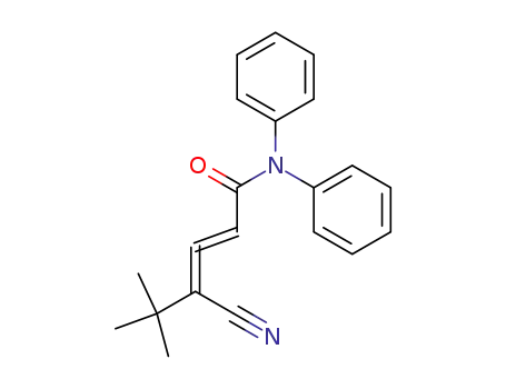 4-Cyan-5,5-dimethyl-N,N-diphenyl-2,3-hexadienamid