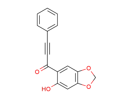 2-Propyn-1-one, 1-(6-hydroxy-1,3-benzodioxol-5-yl)-3-phenyl-