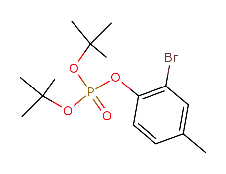 Phosphoric acid 2-bromo-4-methyl-phenyl ester di-tert-butyl ester