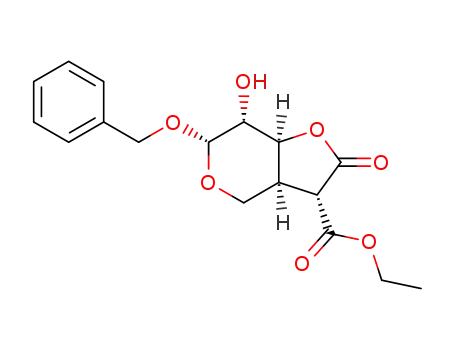 (3S,3aS,6R,7R,7aS)-6-Benzyloxy-7-hydroxy-2-oxo-hexahydro-furo[3,2-c]pyran-3-carboxylic acid ethyl ester