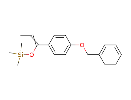 Silane, trimethyl[[1-[4-(phenylmethoxy)phenyl]-1-propenyl]oxy]-