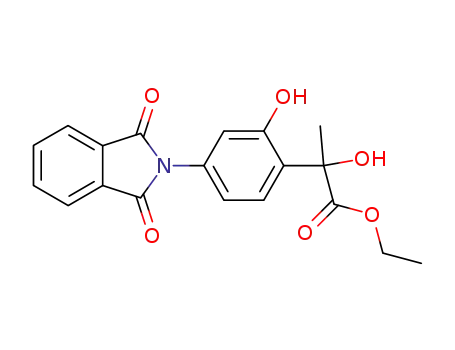 2-[4-(1,3-Dioxo-1,3-dihydro-isoindol-2-yl)-2-hydroxy-phenyl]-2-hydroxy-propionic acid ethyl ester