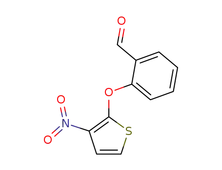 Benzaldehyde, 2-[(3-nitro-2-thienyl)oxy]-