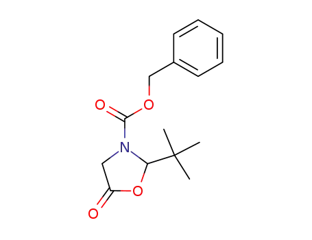 rac-2-(tert-Butyl)-5-oxooxazolidin-3-carbonsaeure-bezylester