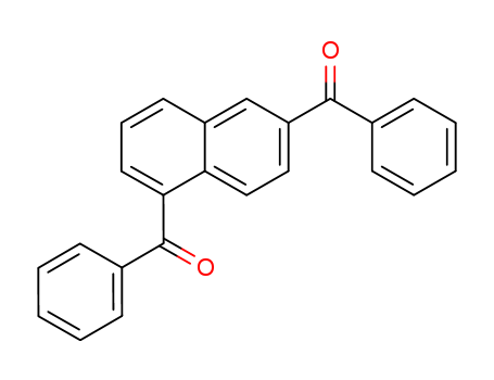 Molecular Structure of 116121-12-1 (Methanone, 1,6-naphthalenediylbis[phenyl-)