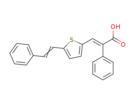 E-3-(5-styryl-2-thienyl)-2-phenylacrylic acid