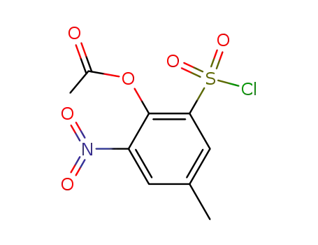 4-acetoxy-5-nitro-toluene-3-sulfonyl chloride