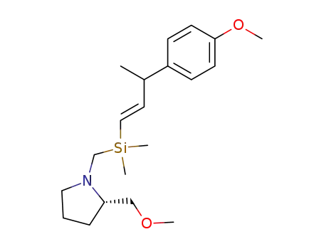(S)-2-Methoxymethyl-1-({[(E)-3-(4-methoxy-phenyl)-but-1-enyl]-dimethyl-silanyl}-methyl)-pyrrolidine