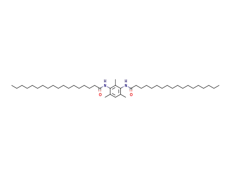 Molecular Structure of 107976-31-8 (Octadecanoic acid (2,4,6-trimethyl-3-octadecanoylamino-phenyl)-amide)