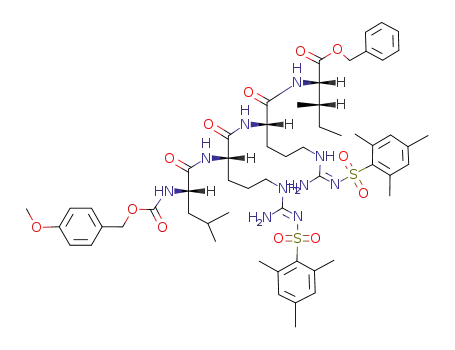 Z(OMe)-Leu-Arg(Mts)-Arg(Mts)-Ile-OBzl