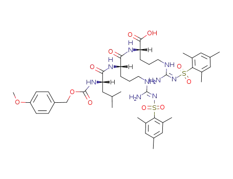 Z(OMe)-Leu-Arg(Mts)-Arg(Mts)-OH