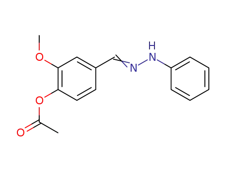 4-Acetoxy-3-methoxybenzaldehyde-phenylhydrazone