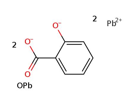 Molecular Structure of 824-37-3 (salicylic acid ; dilead (II)-compound with lead (II)-oxide)