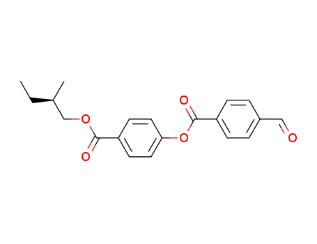 Benzoic acid, 4-formyl-, 4-[(2-methylbutoxy)carbonyl]phenyl ester, (R)-