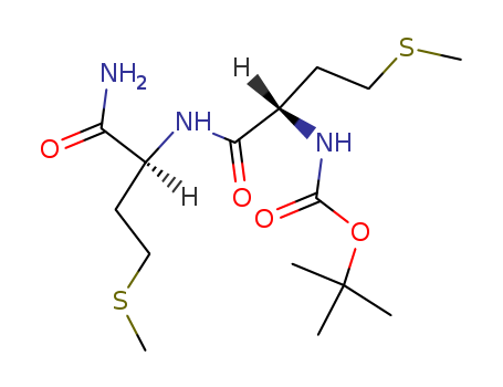 L-Methioninamide, N-[(1,1-dimethylethoxy)carbonyl]-L-methionyl-