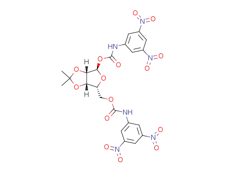 1,5-di-O-(3,5-dinitrophenyl)carbamoyl-2,3-O-isopropylidene-α-D-lyxofuranose