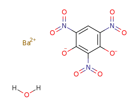 Molecular Structure of 13406-88-7 (barium 2,4,6-trinitroresorcinolate monohydrate)