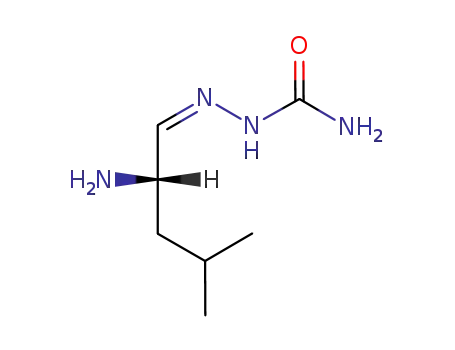 Hydrazinecarboxamide, 2-(2-amino-4-methylpentylidene)-, (S)-
