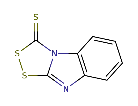 Molecular Structure of 72885-90-6 (3H-benzimidazo<2,1-c><1,2,4>dithiazol-3-thione)