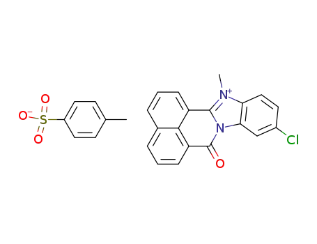 Toluene-4-sulfonate10-chloro-13-methyl-7-oxo-7H-benzo[de]benzo[4,5]imidazo[2,1-a]isoquinolin-13-ium;