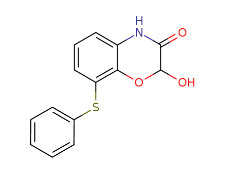 2-Hydroxy-8-phenylsulfanyl-4H-benzo[1,4]oxazin-3-one