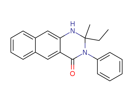 Benzo[g]quinazolin-4(1H)-one, 2-ethyl-2,3-dihydro-2-methyl-3-phenyl-