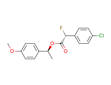 (R)-(4-Chloro-phenyl)-fluoro-acetic acid (S)-1-(4-methoxy-phenyl)-ethyl ester