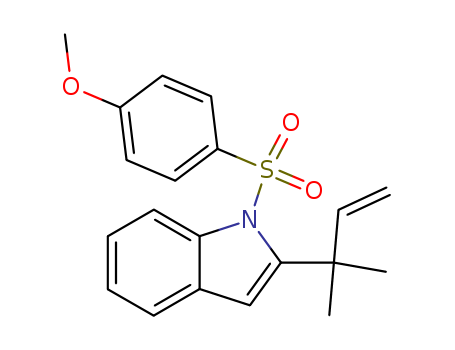 1H-Indole, 2-(1,1-dimethyl-2-propenyl)-1-[(4-methoxyphenyl)sulfonyl]-