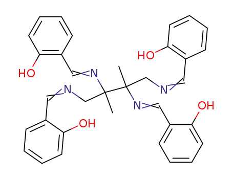 Molecular Structure of 88299-36-9 (Phenol,
2,2',2'',2'''-[(2,3-dimethyl-1,2,3,4-butanetetrayl)tetrakis(nitrilomethylidyne
)]tetrakis-)