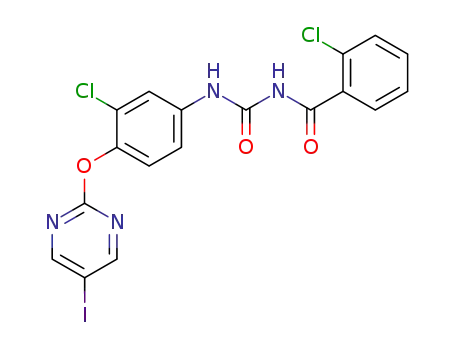 1-(2-Chloro-benzoyl)-3-[3-chloro-4-(5-iodo-pyrimidin-2-yloxy)-phenyl]-urea