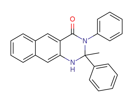Molecular Structure of 144221-53-4 (Benzo[g]quinazolin-4(1H)-one, 2,3-dihydro-2-methyl-2,3-diphenyl-)
