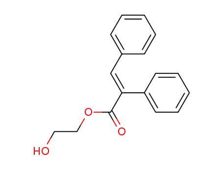 2,3<i>t</i>-diphenyl-acrylic acid-(2-hydroxy-ethyl ester)