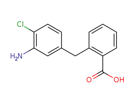 Molecular Structure of 858842-54-3 (2-(3-amino-4-chloro-benzyl)-benzoic acid)