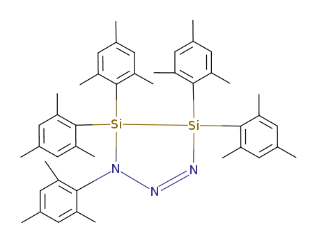 1,4,4,5,5-Pentakis-(2,4,6-trimethyl-phenyl)-4,5-dihydro-1H-[1,2,3,4,5]triazadisilole