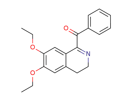 Molecular Structure of 102012-61-3 ((6,7-diethoxy-3,4-dihydro-isoquinolin-1-yl)-phenyl-methanone)