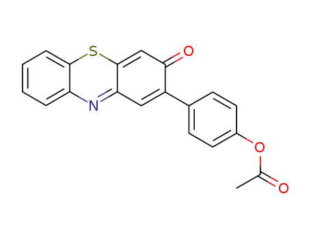 2-(4-acetoxyphenyl)phenothiazinone-3