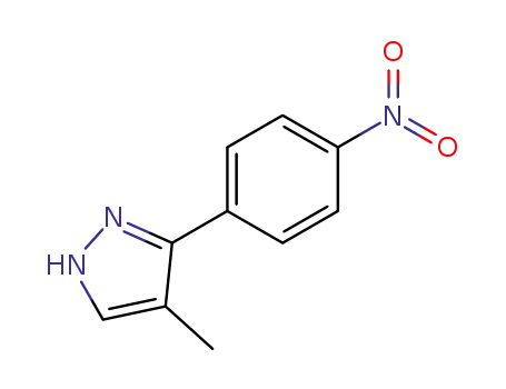 4-methyl-3-(4-nitro-phenyl)-1<sup>(2)</sup><i>H</i>-pyrazole