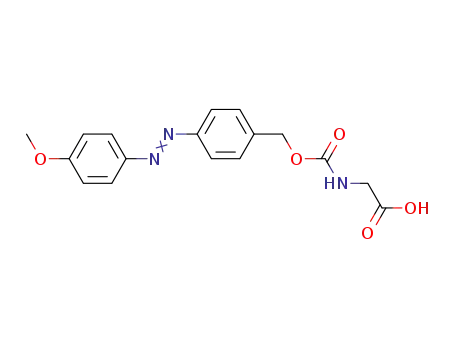 <i>N</i>-[4-(4-methoxy-phenylazo)-benzyloxycarbonyl]-glycine