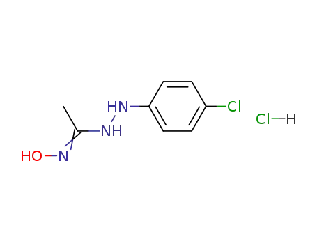 Ethanimidic acid, N-hydroxy-, 2-(4-chlorophenyl)hydrazide,
monohydrochloride