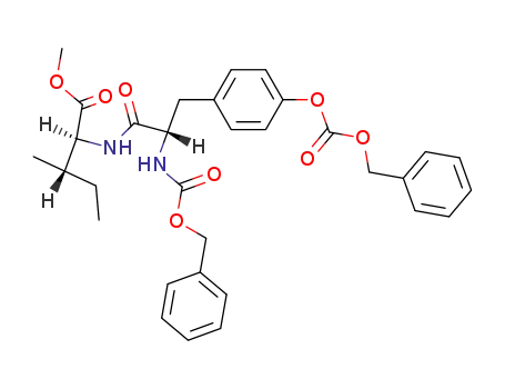 <i>N</i>-(<i>N</i>,<i>O</i>-bis-benzyloxycarbonyl-L-tyrosyl)-L-isoleucine methyl ester