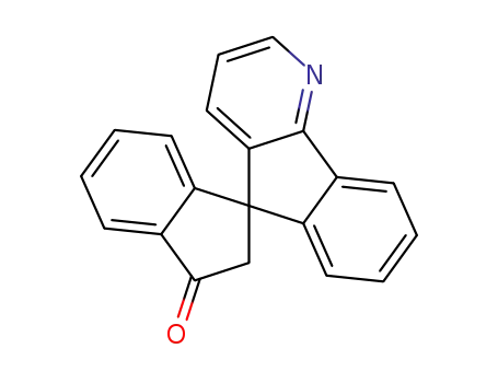 Molecular Structure of 91459-27-7 (Spiro[1H-indene-1,5'-[5H]indeno[1,2-b]pyridin]-3(2H)-one)